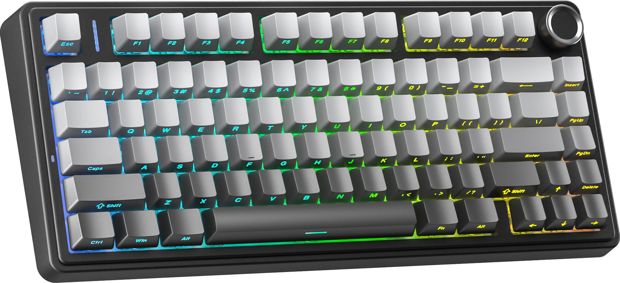 Механічна клавіатура Aula F75 Gasket Reaper Switch бездротова RGB з трьома режимами підключення